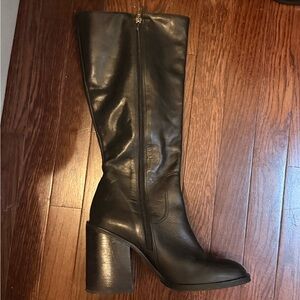 Steve Madden Black Heeled Boots